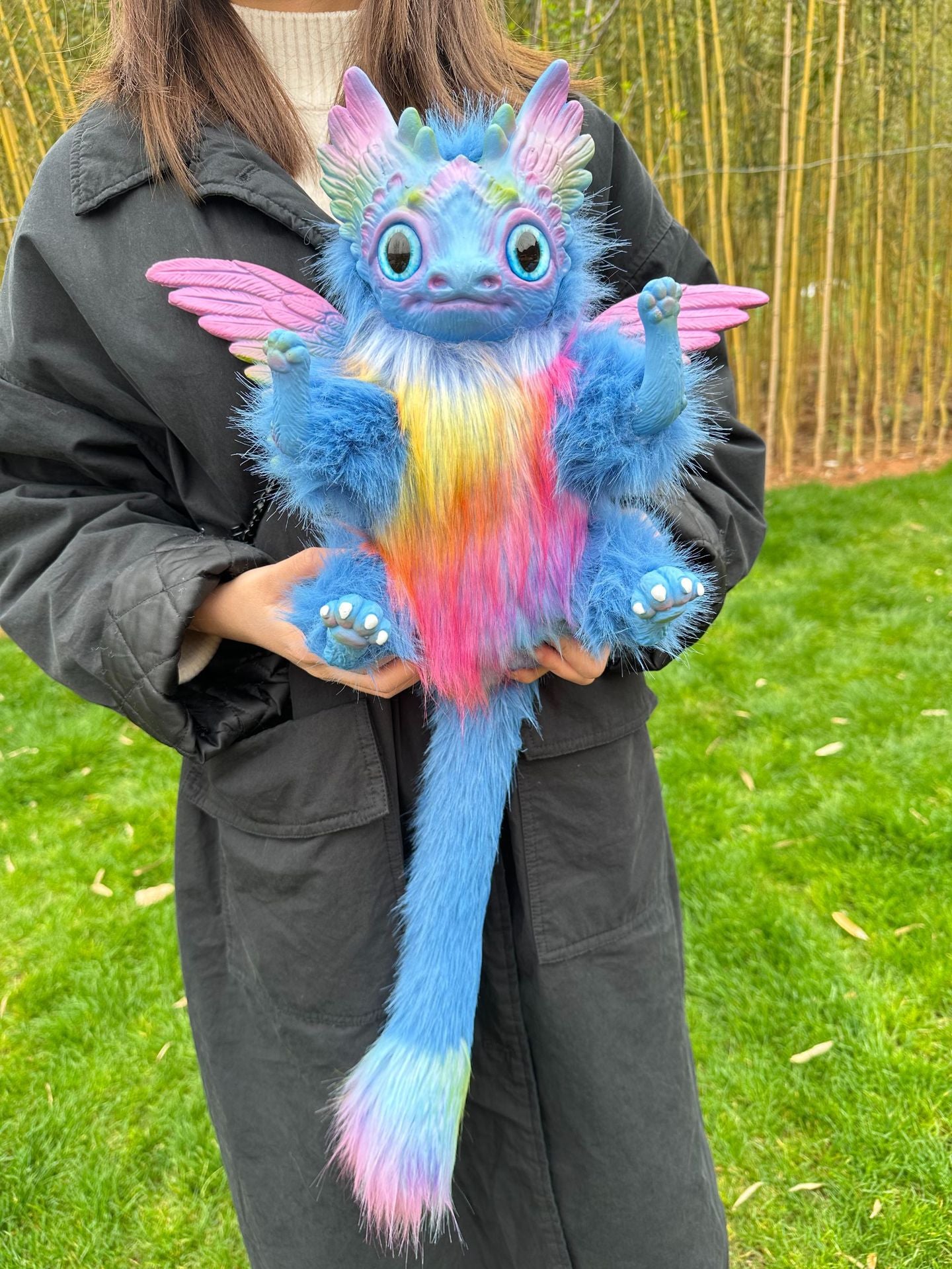 Fantasy Creature Angle Flying Dragon Doll