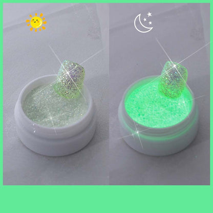 Nail Art Jewelry Glowing Sugar Glow Powder