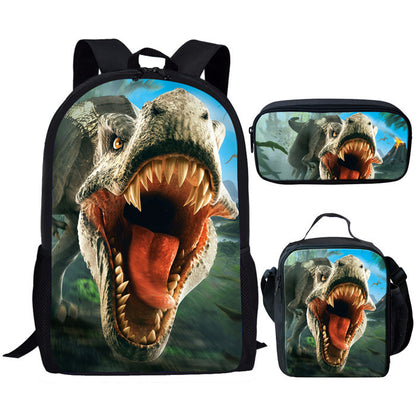 Backpack Dinosaur Schoolbag Children's Meal Bag