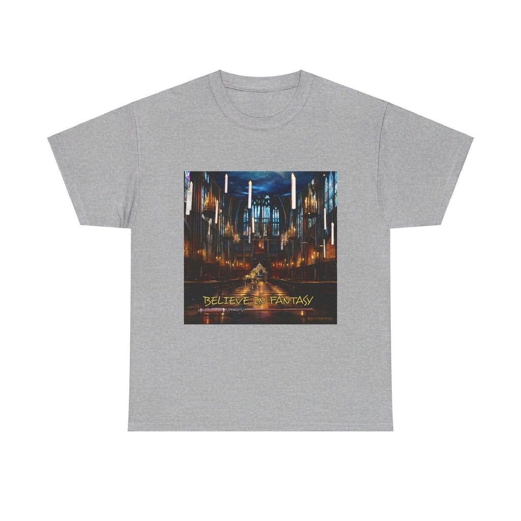 Believe In Fantasy Unisex Heavy Cotton Tee - S - Mart Shop Smart Treasures