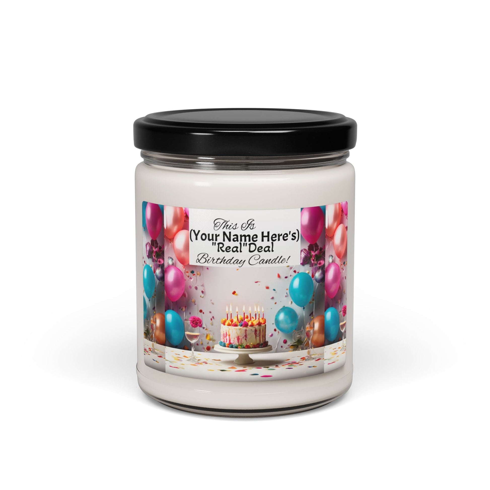 Birthday Celebration Customizable Your Name Here Candle - S-Mart Shop Smart Treasures