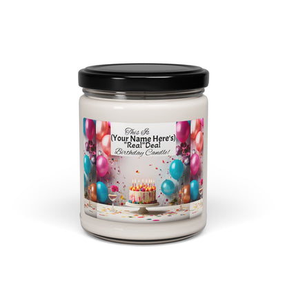 Birthday Celebration Customizable Your Name Here Candle - S-Mart Shop Smart Treasures