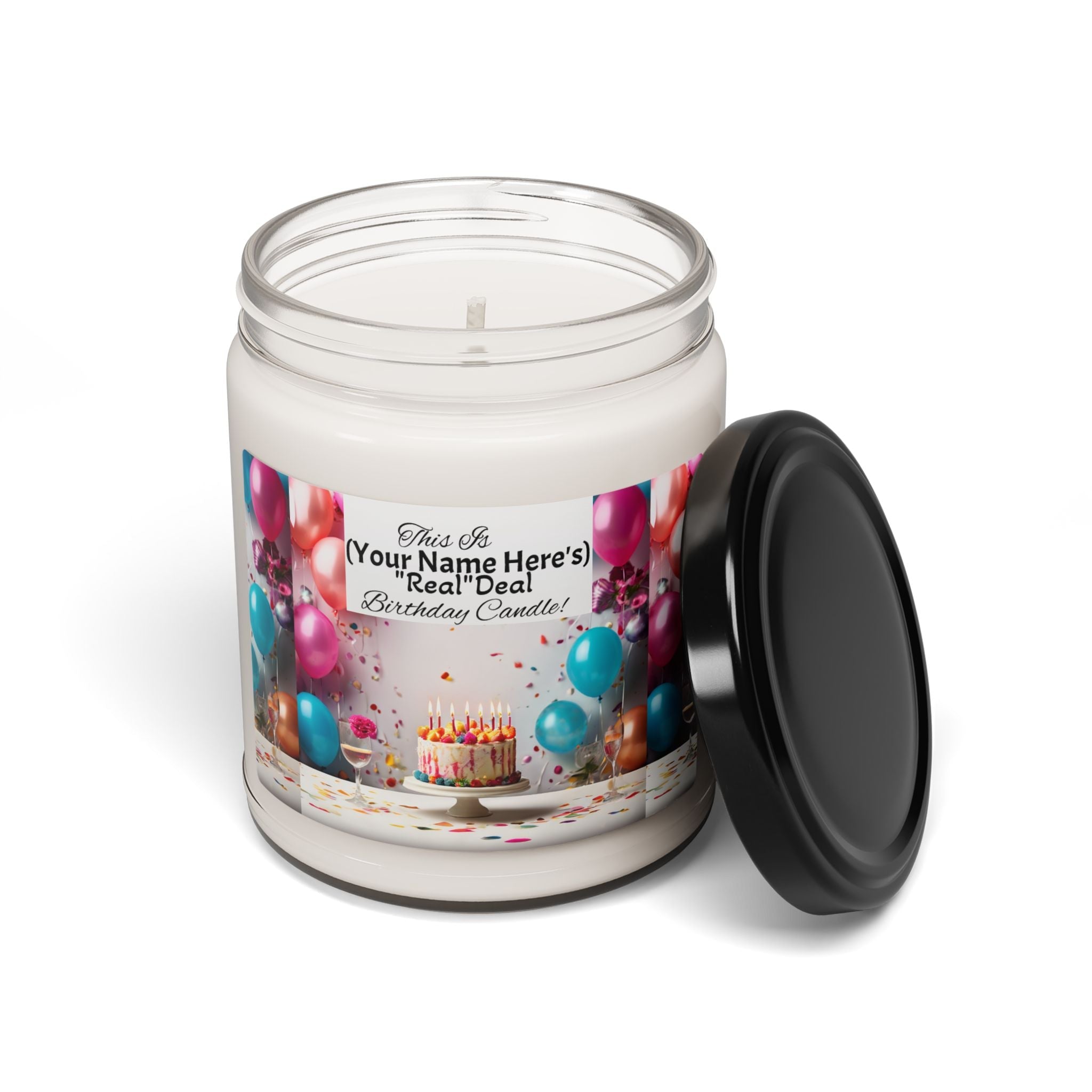 Birthday Celebration Customizable Your Name Here Candle - S-Mart Shop Smart Treasures