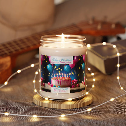 Birthday Celebration Scented Soy Candle - 9oz Festive Aroma for Parties - S-Mart Shop Smart Treasures