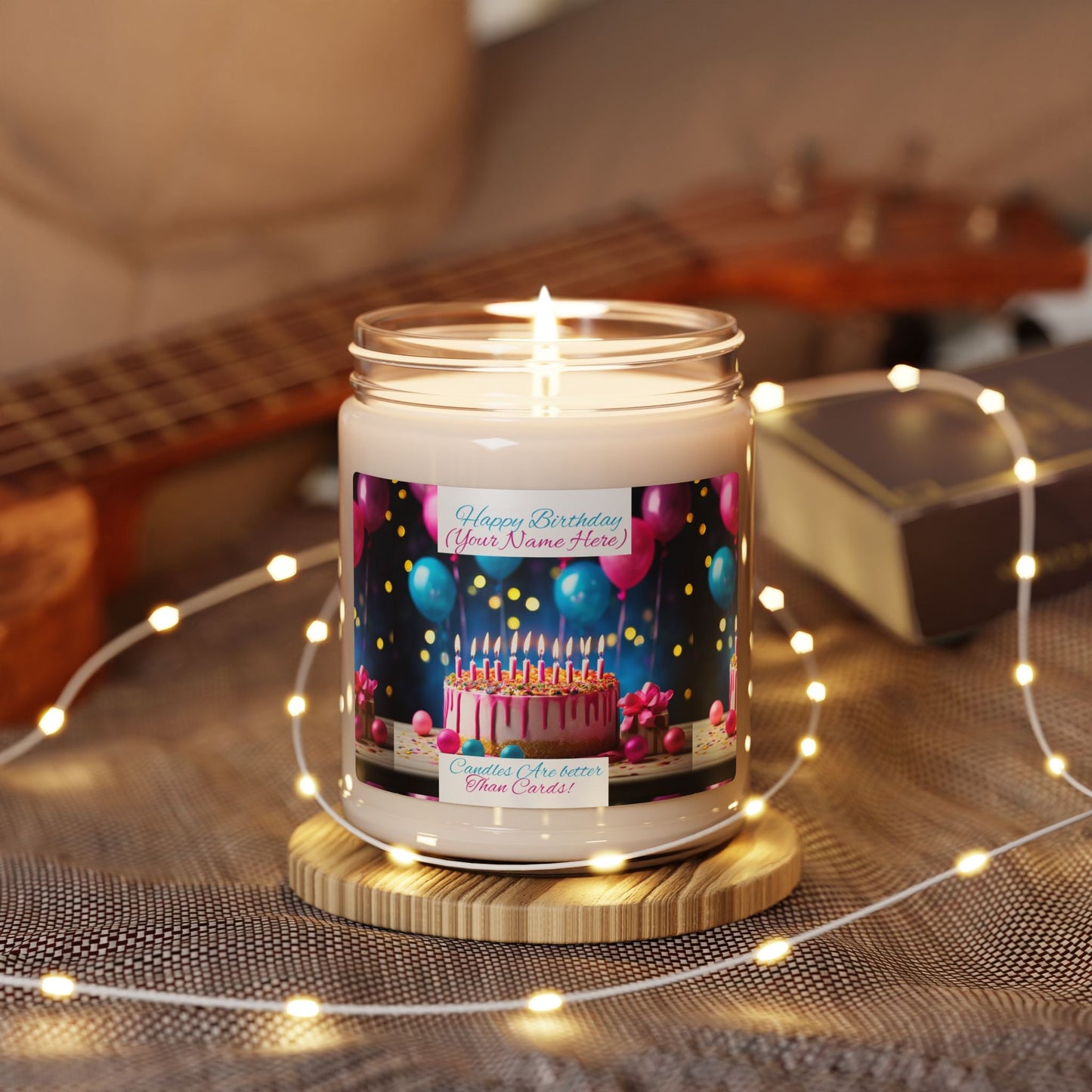 Birthday Celebration Scented Soy Candle - 9oz Festive Aroma for Parties - S-Mart Shop Smart Treasures