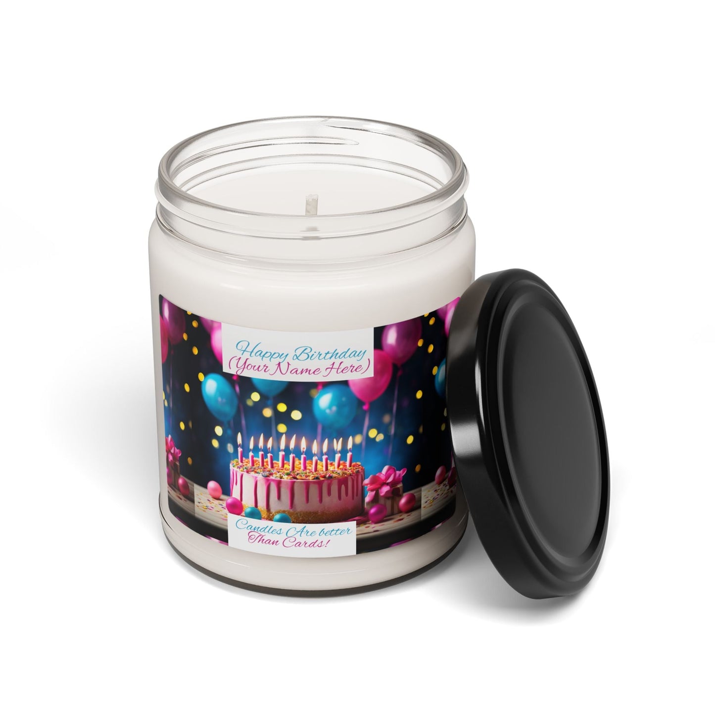 Birthday Celebration Scented Soy Candle - 9oz Festive Aroma for Parties - S-Mart Shop Smart Treasures
