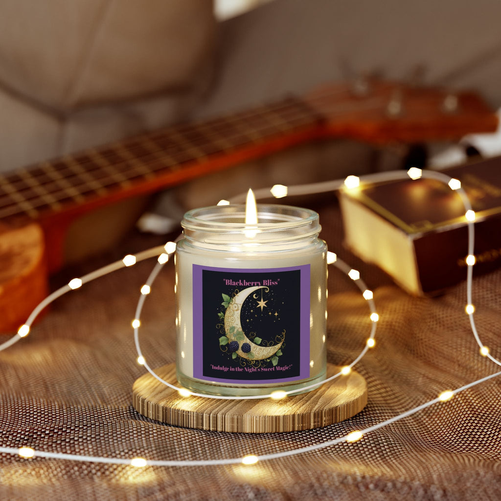 Blackberry Bliss Scented Candle - Coconut Apricot Wax, 4oz & 9oz - S-Mart Shop Smart Treasures