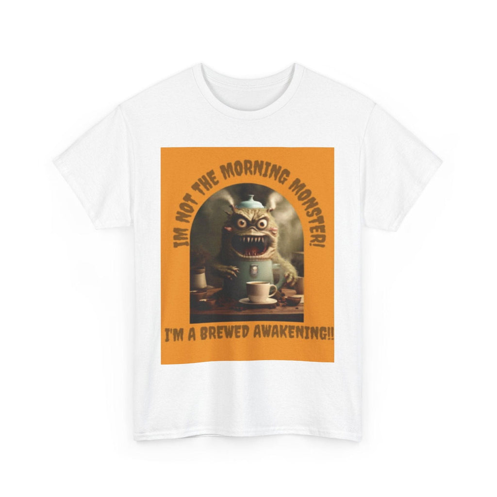 Brewed Awakening Unisex Heavy Cotton Tee - S-Mart Shop Smart Treasures