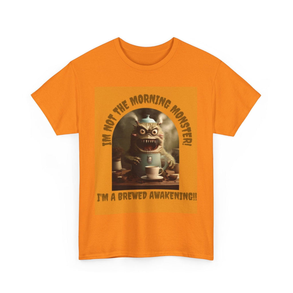 Brewed Awakening Unisex Heavy Cotton Tee - S-Mart Shop Smart Treasures