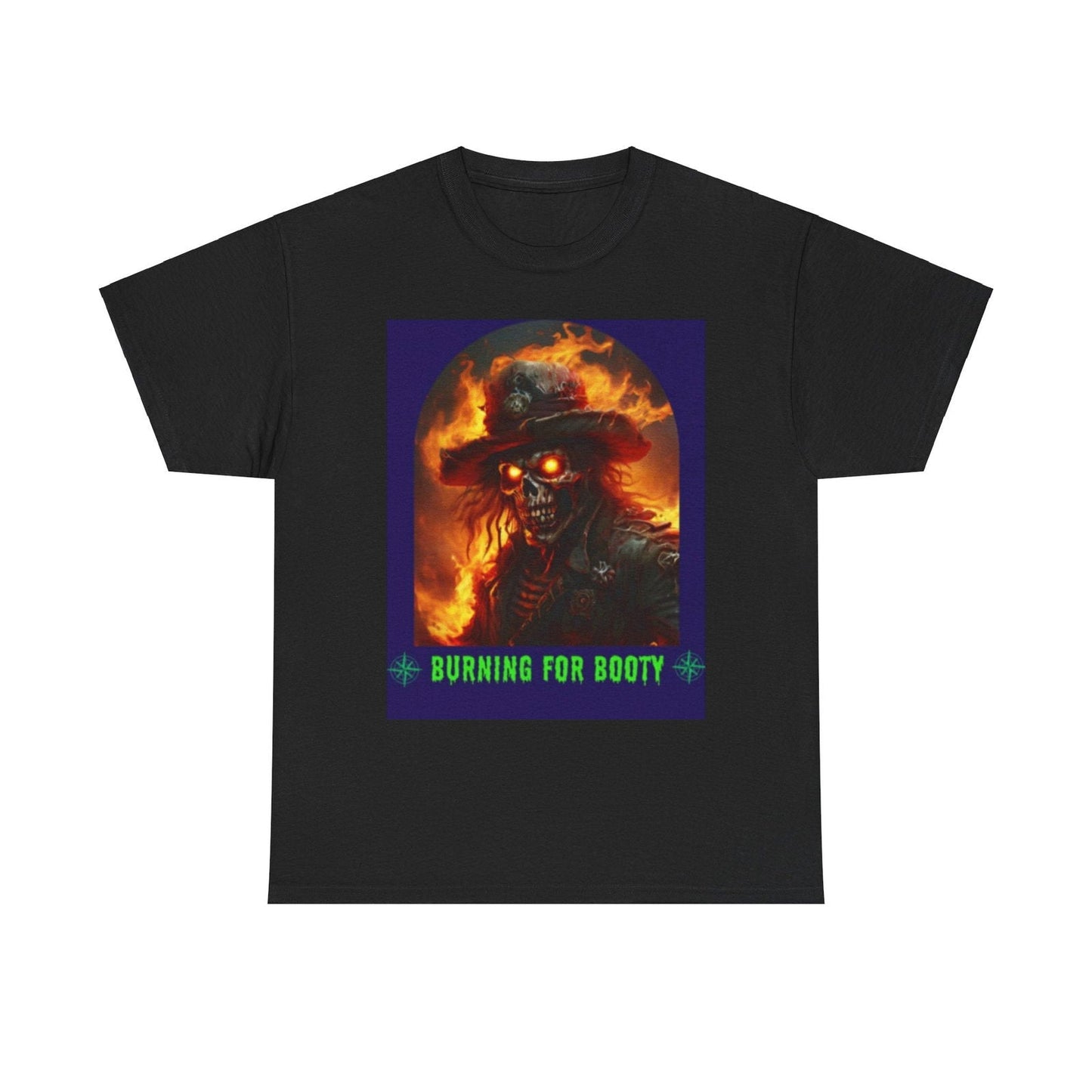 Burning for Booty Halloween Unisex Heavy Cotton Tee - S-Mart Shop Smart Treasures