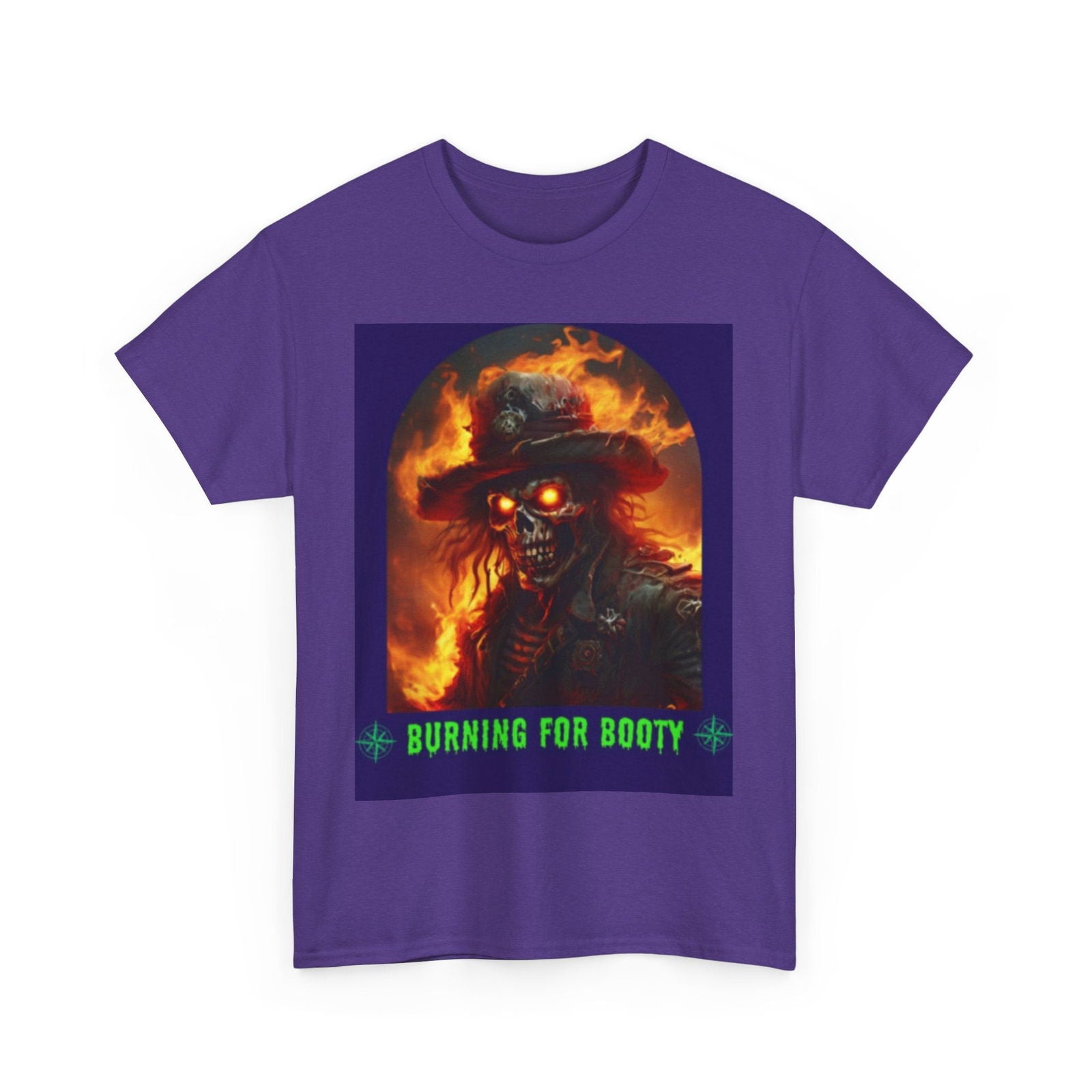 Burning for Booty Halloween Unisex Heavy Cotton Tee - S-Mart Shop Smart Treasures