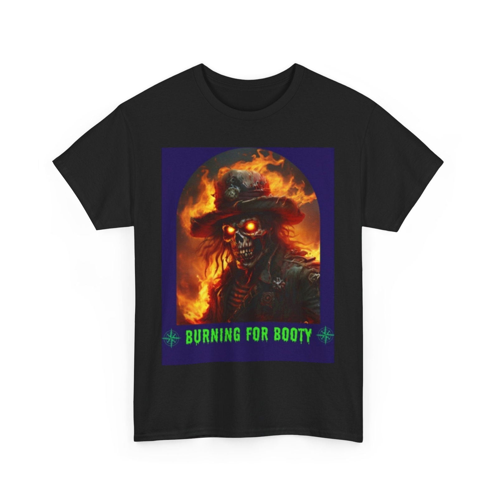 Burning for Booty Halloween Unisex Heavy Cotton Tee - S-Mart Shop Smart Treasures