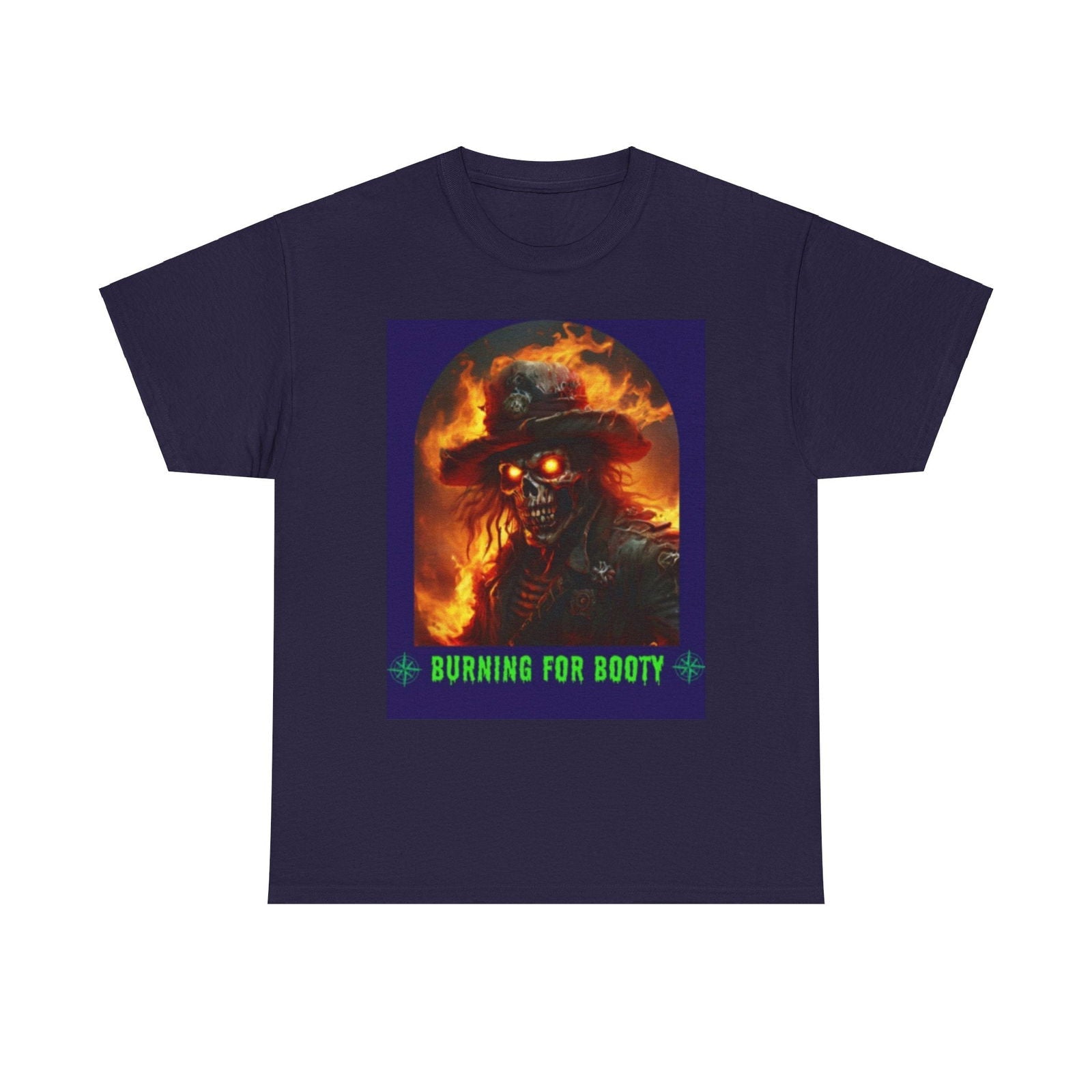 Burning for Booty Halloween Unisex Heavy Cotton Tee - S-Mart Shop Smart Treasures