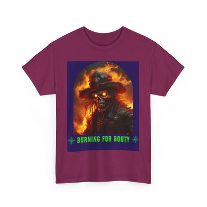 Burning for Booty Halloween Unisex Heavy Cotton Tee - S-Mart Shop Smart Treasures
