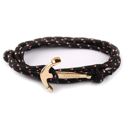 Pirate Nylon Rope Boat Anchor Bracelet