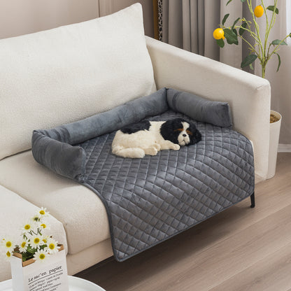 Plush With Pillow Pet Sofa Cushion Bed Pad