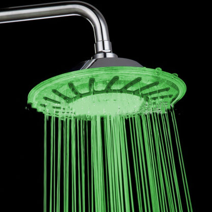 Colorful LED With Four Colors And 8 Inches Shower Head