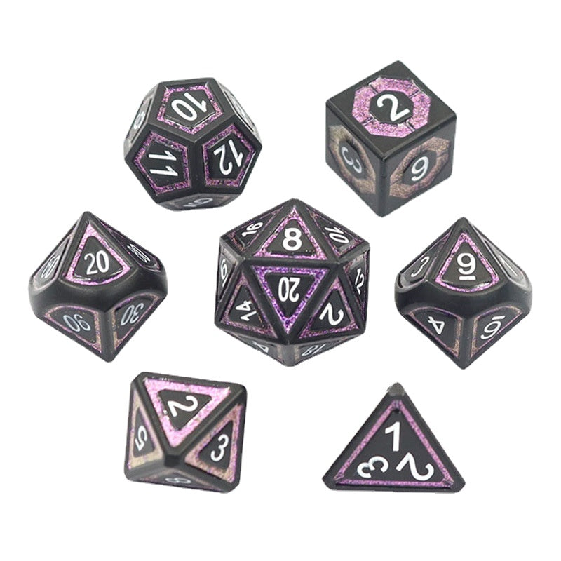 Dice Zinc Alloy Electroplating Colorful 16MM