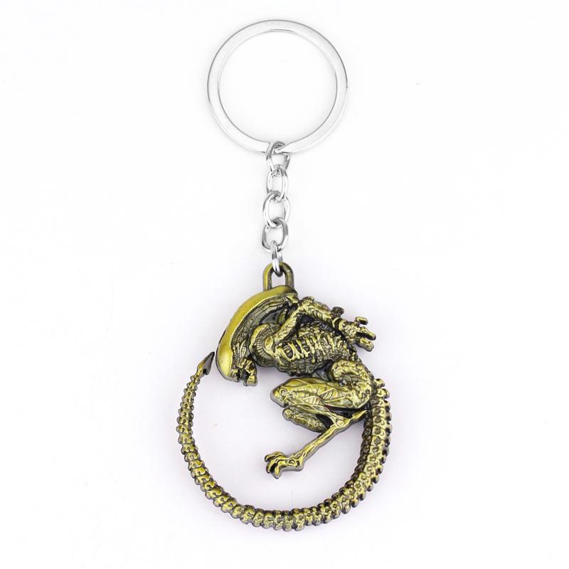 Simple And Creative Alien Battle Keychain