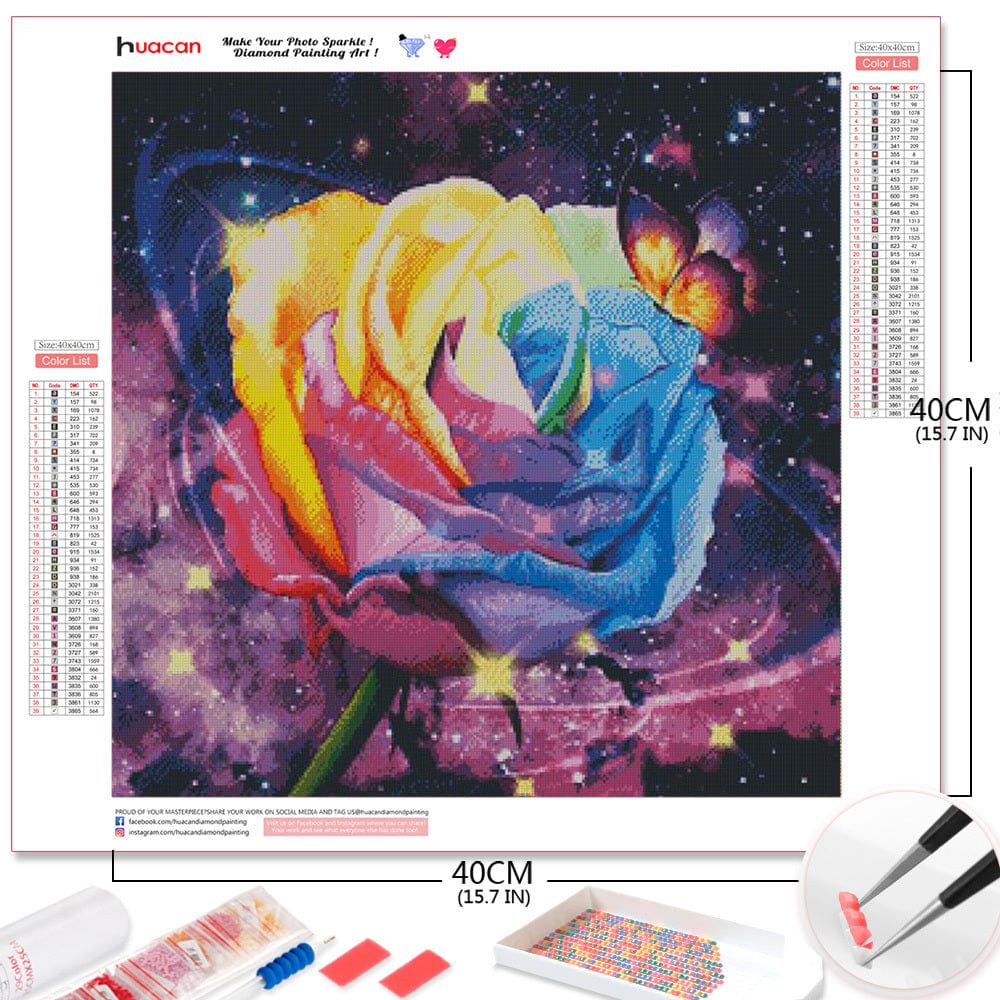 5D DIY Diamond Painting Rose Mosaic