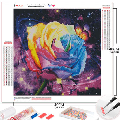 5D DIY Diamond Painting Rose Mosaic