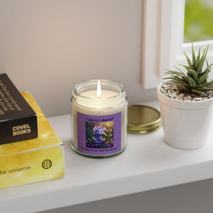 Calm & Collected Scented Candle - Breathe Deep, Find Your Peace - Relaxation Gift - S-Mart Shop Smart Treasures