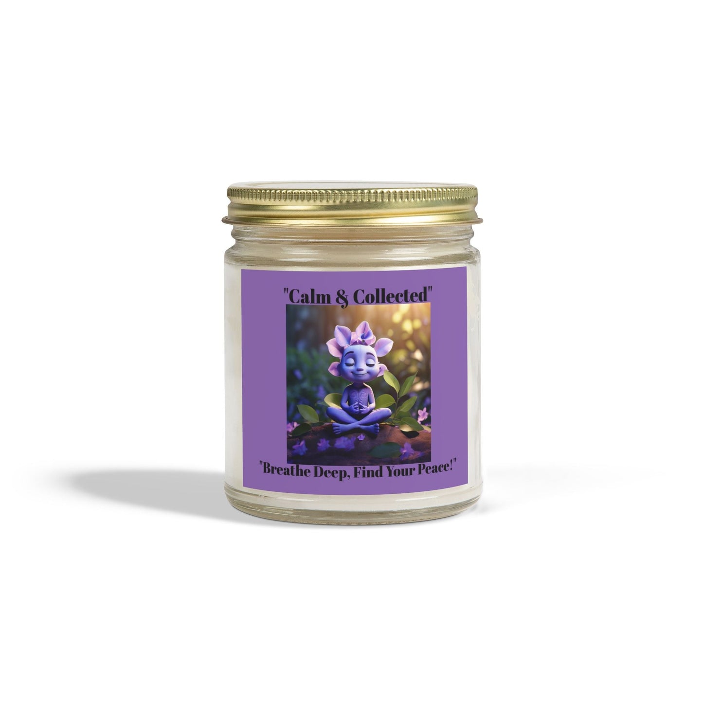 Calm & Collected Scented Candle - Breathe Deep, Find Your Peace - Relaxation Gift - S-Mart Shop Smart Treasures