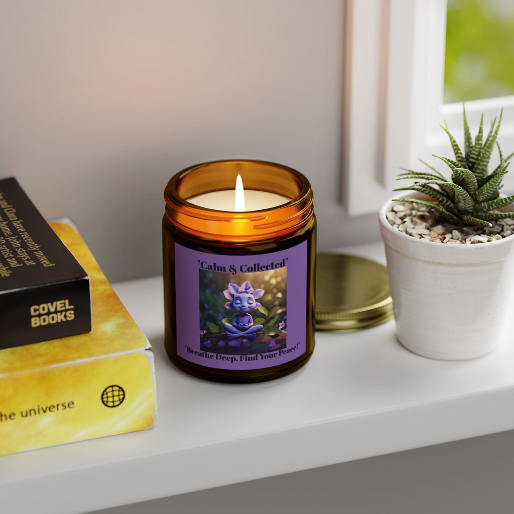 Calm & Collected Scented Candle - Breathe Deep, Find Your Peace - Relaxation Gift - S-Mart Shop Smart Treasures