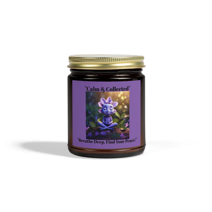 Calm & Collected Scented Candle - Breathe Deep, Find Your Peace - Relaxation Gift - S-Mart Shop Smart Treasures
