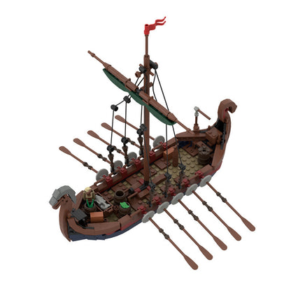 Plastic Pirate Ship Model Toy