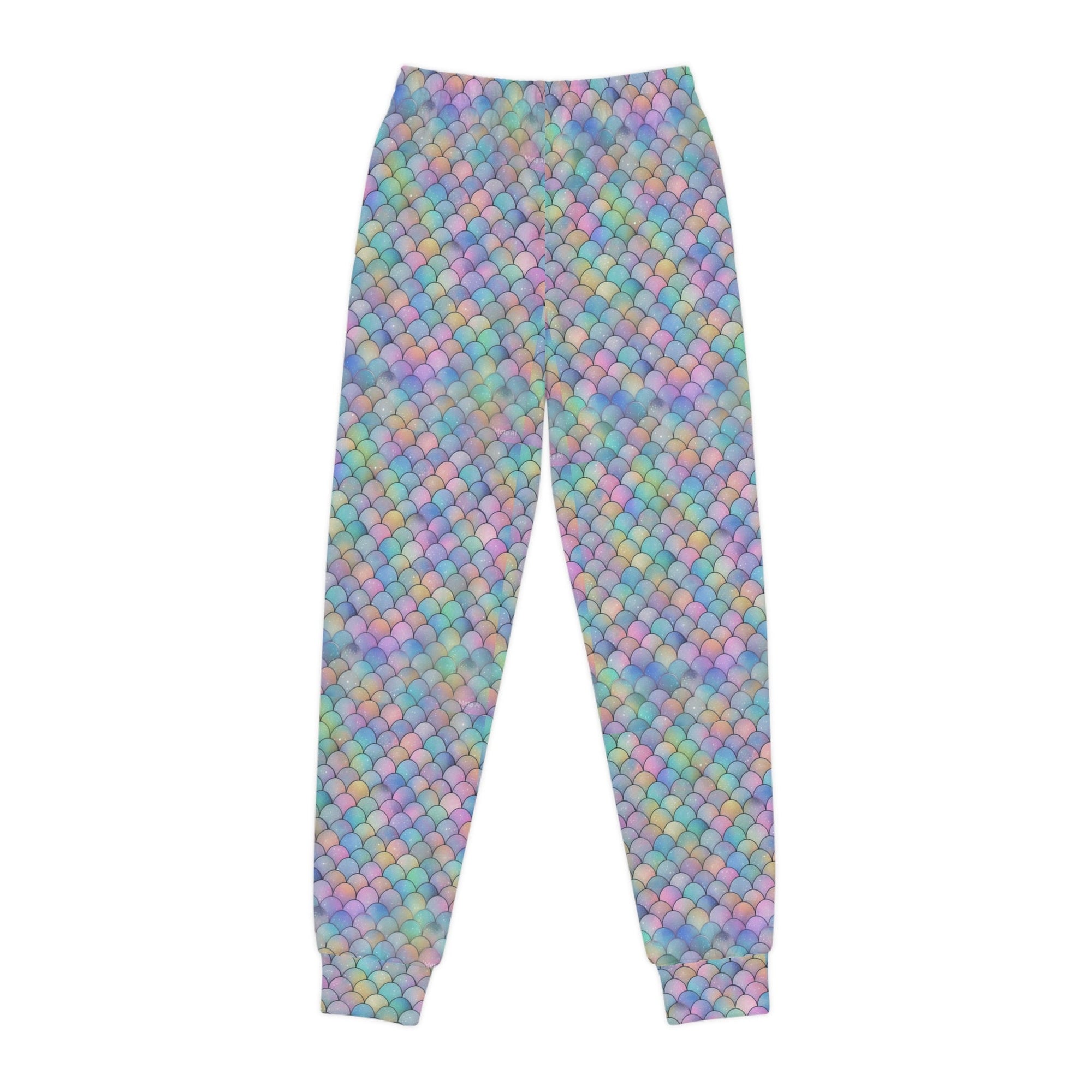 Colorful Scales Youth Joggers – Comfortable, Stylish Athletic Wear for Kids - S - Mart Shop Smart Treasures