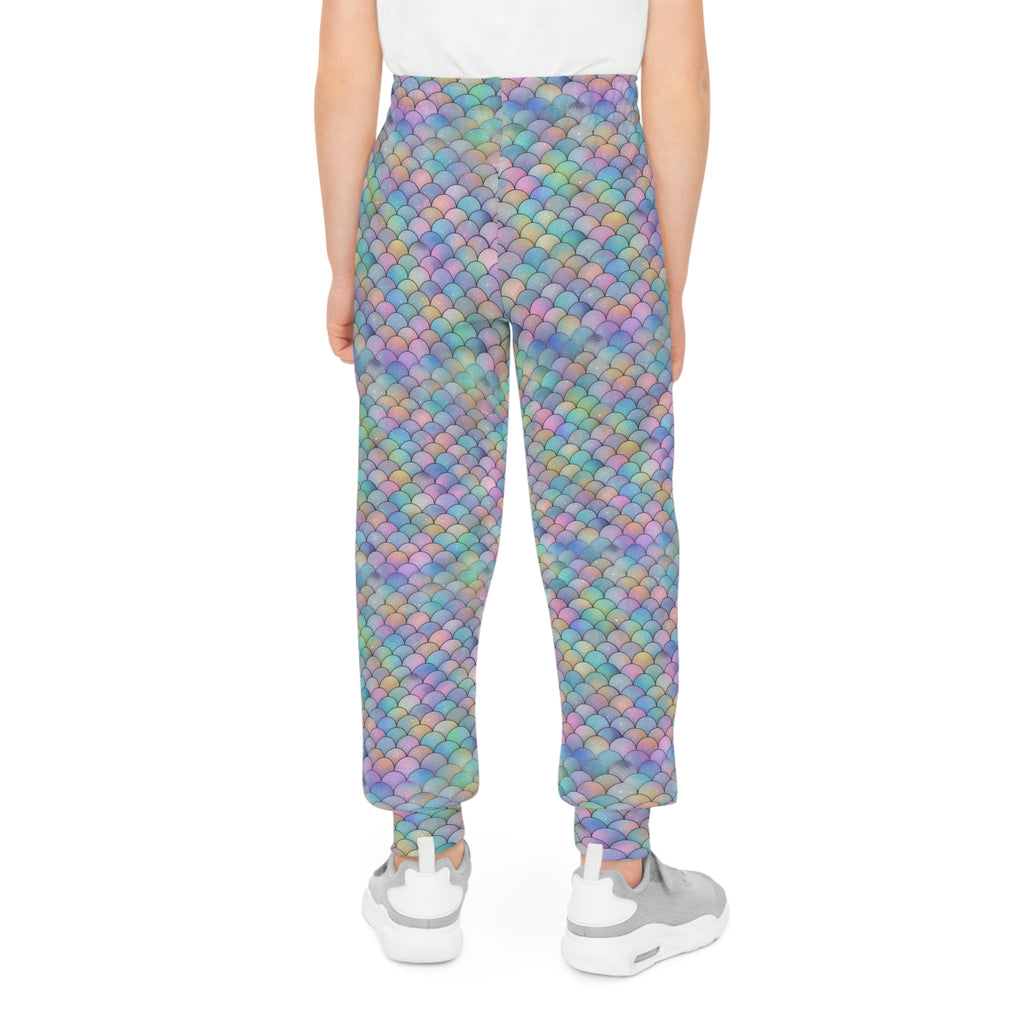 Colorful Scales Youth Joggers – Comfortable, Stylish Athletic Wear for Kids - S-Mart Shop Smart Treasures