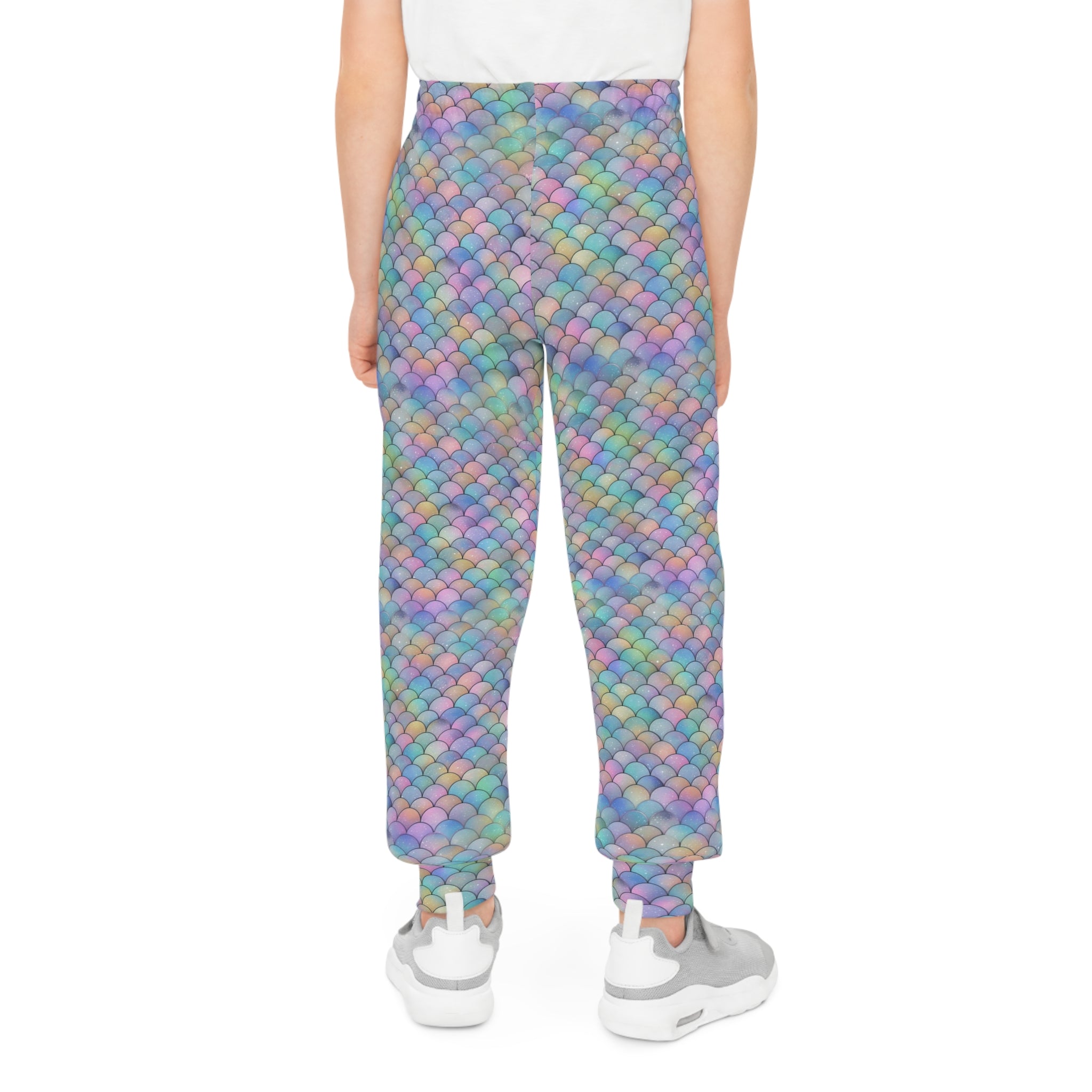 Colorful Scales Youth Joggers – Comfortable, Stylish Athletic Wear for Kids - S-Mart Shop Smart Treasures