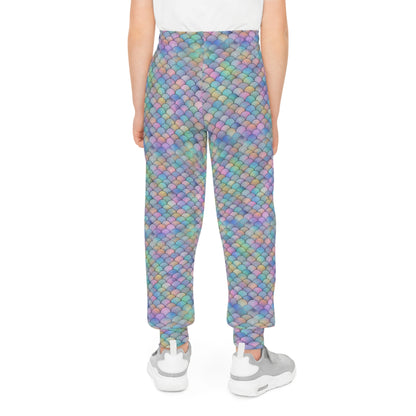 Colorful Scales Youth Joggers – Comfortable, Stylish Athletic Wear for Kids - S-Mart Shop Smart Treasures