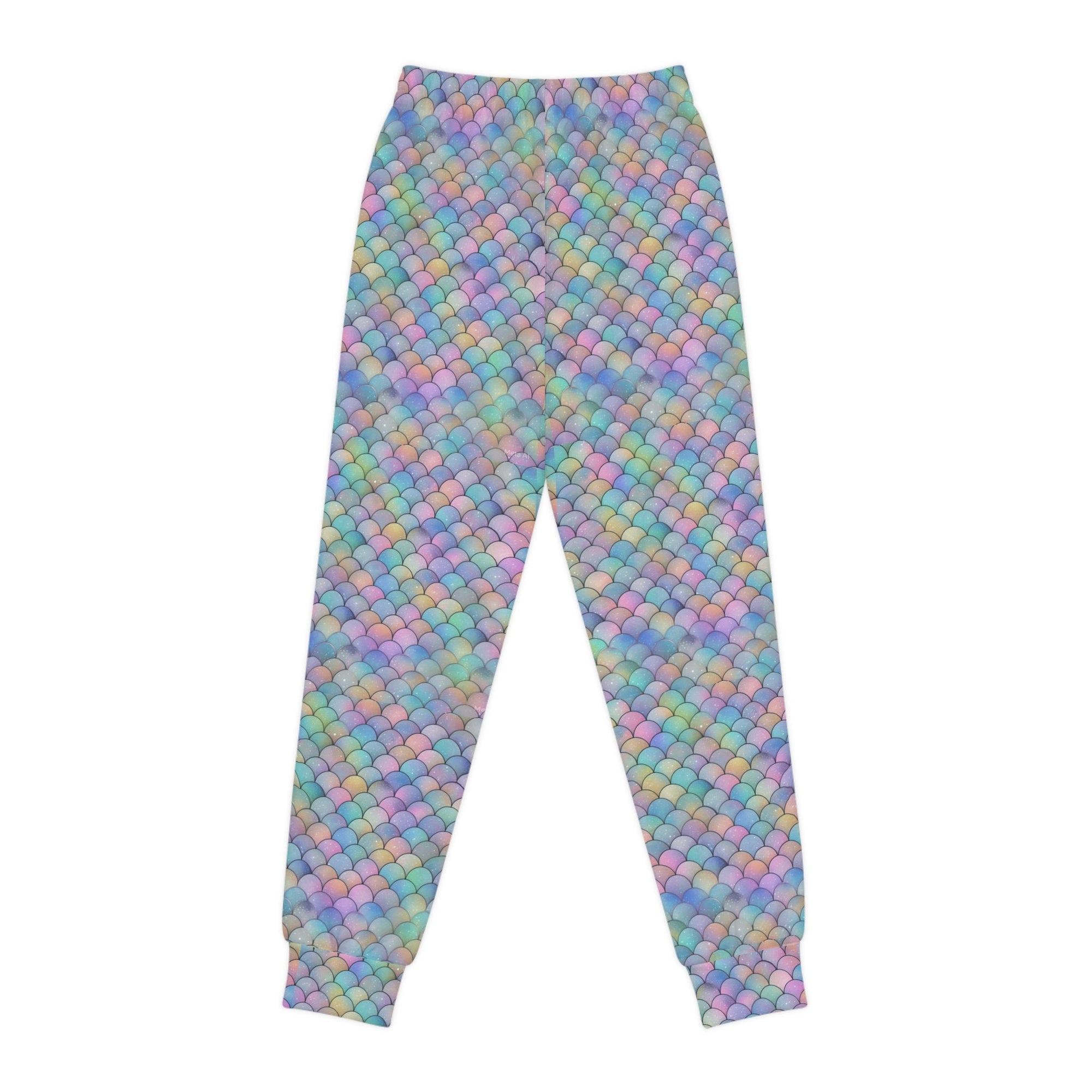 Colorful Scales Youth Joggers – Comfortable, Stylish Athletic Wear for Kids - S - Mart Shop Smart Treasures