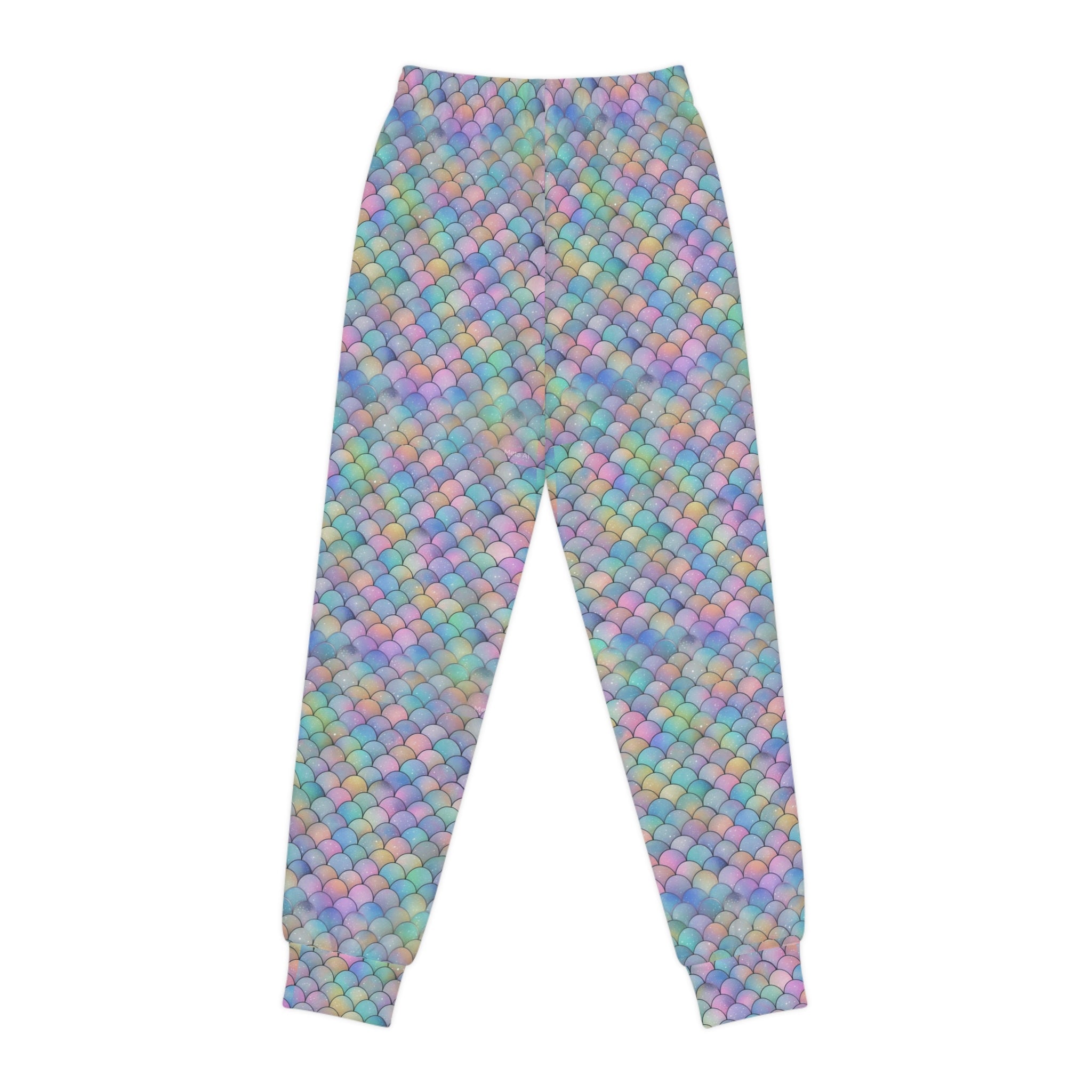 Colorful Scales Youth Joggers – Comfortable, Stylish Athletic Wear for Kids - S-Mart Shop Smart Treasures