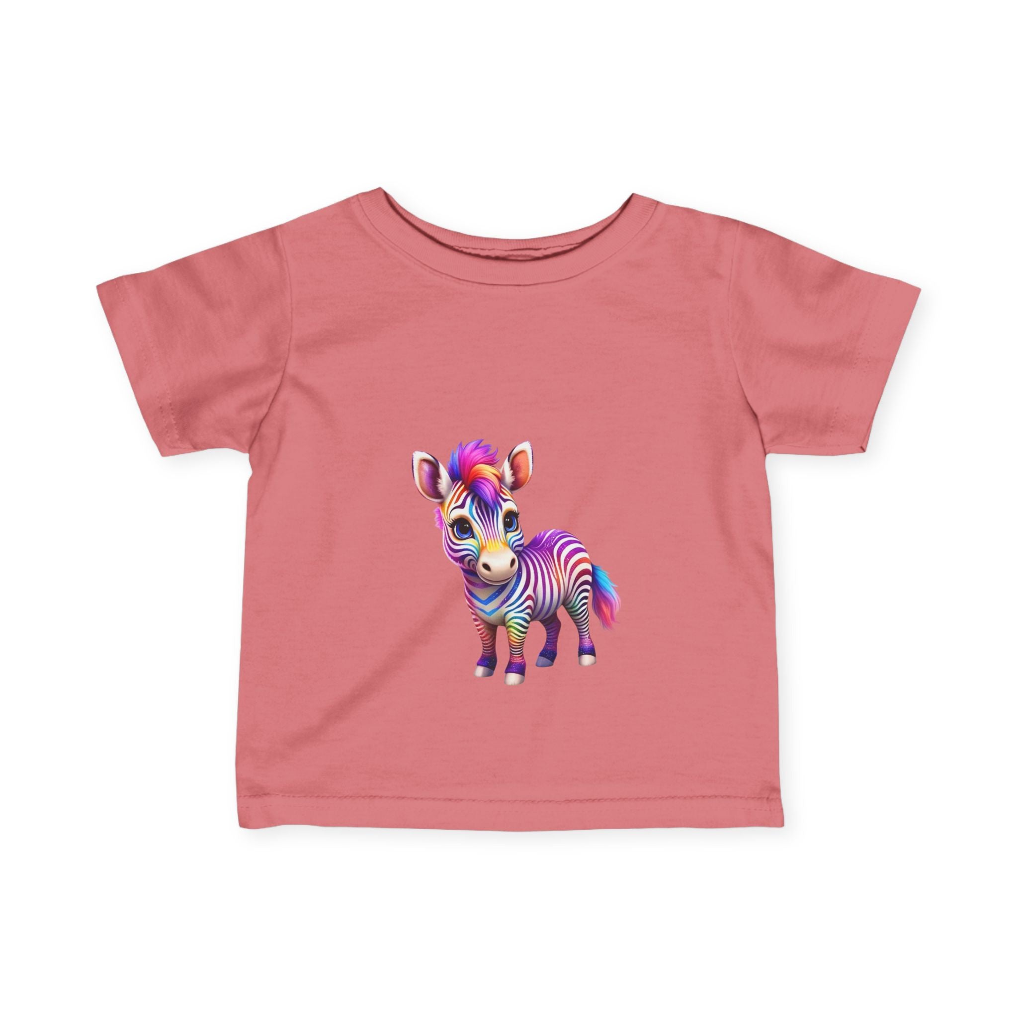 Colorful Zebra Infant T-Shirt | Cute Gift for Babies & Toddlers - S-Mart Shop Smart Treasures