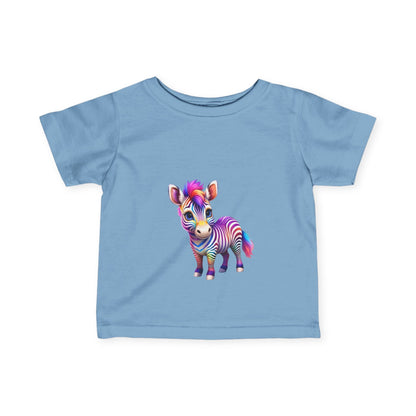 Colorful Zebra Infant T-Shirt | Cute Gift for Babies & Toddlers - S-Mart Shop Smart Treasures