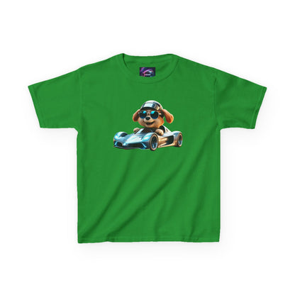 Cool Dog Racing Kids Tee - Fun Lightweight Cotton T-Shirt for Young Speedsters - S-Mart Shop Smart Treasures