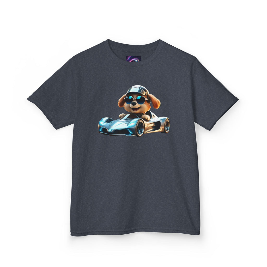 Cool Dog Racing Kids Tee - Fun Lightweight Cotton T-Shirt for Young Speedsters - S-Mart Shop Smart Treasures
