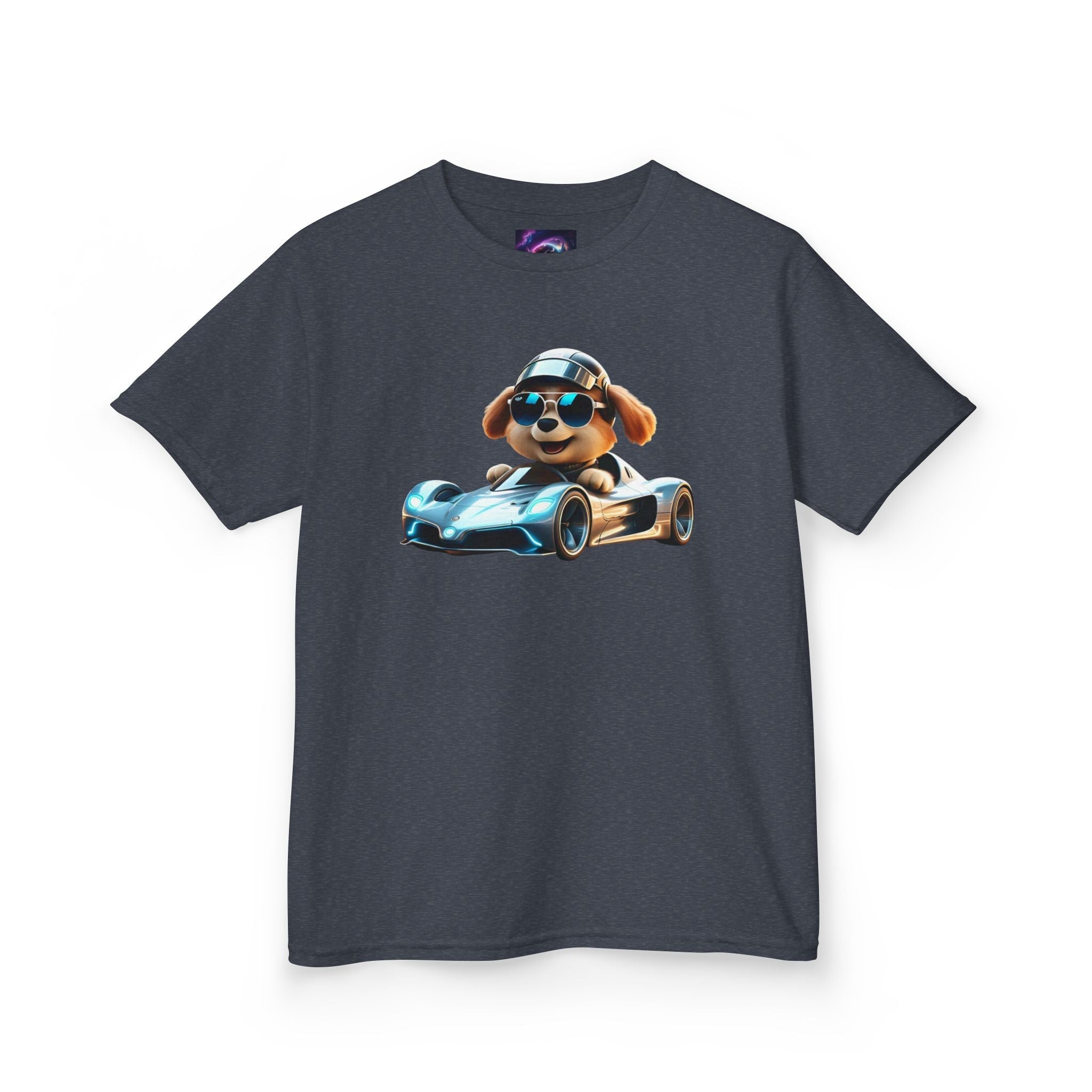 Cool Dog Racing Kids Tee - Fun Lightweight Cotton T-Shirt for Young Speedsters - S-Mart Shop Smart Treasures