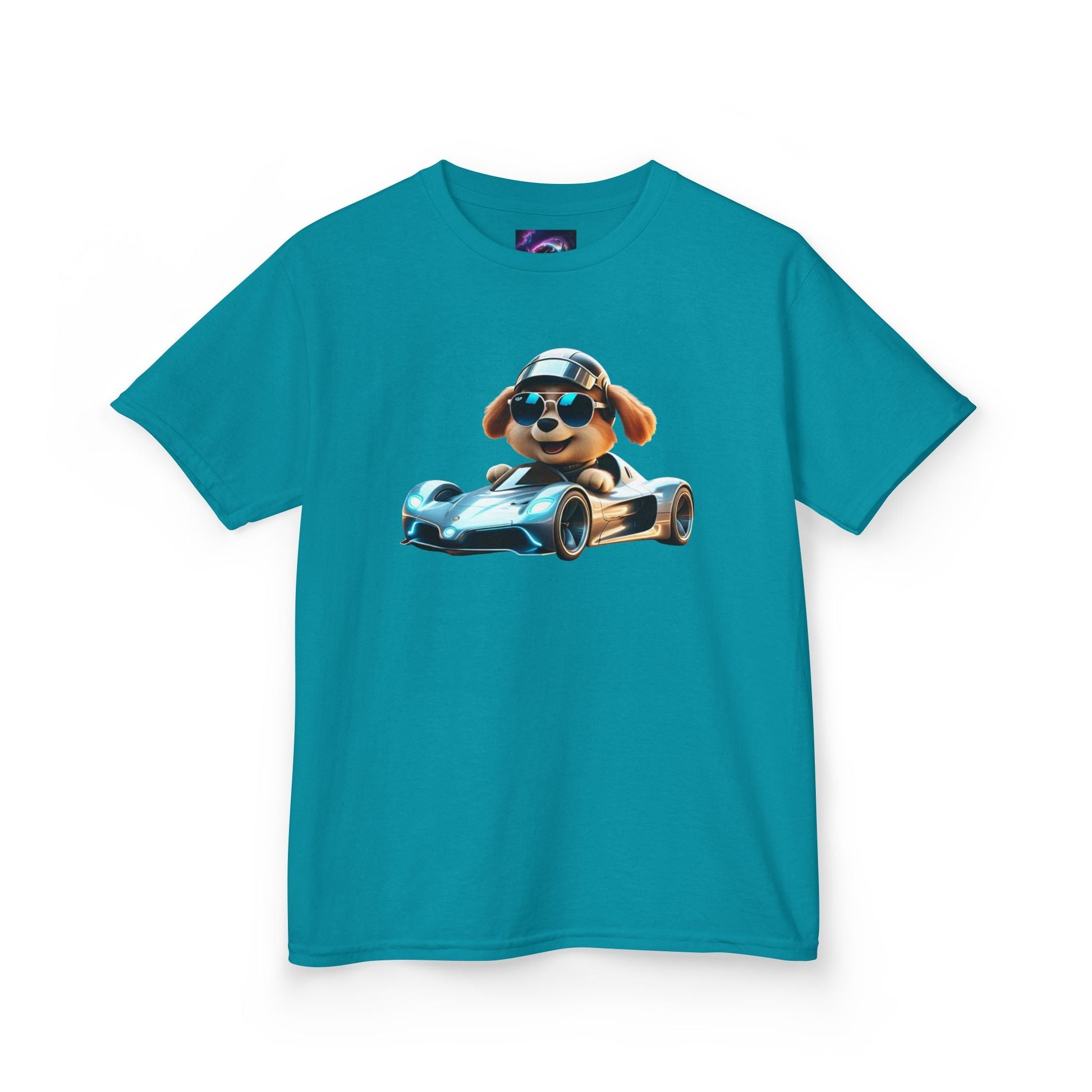 Cool Dog Racing Kids Tee - Fun Lightweight Cotton T-Shirt for Young Speedsters - S-Mart Shop Smart Treasures
