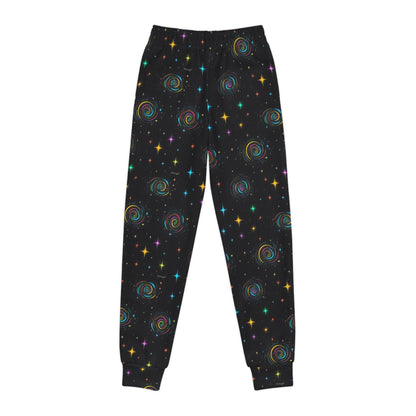 Cosmic Swirl Youth Joggers - Colorful Galaxy Design for Active Kids - S-Mart Shop Smart Treasures