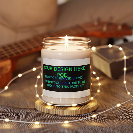 Custom Scented Soy Candle - Personalized Aromatherapy Candle for Home Decor, Gifts, and Special Occasions - S-Mart Shop Smart Treasures