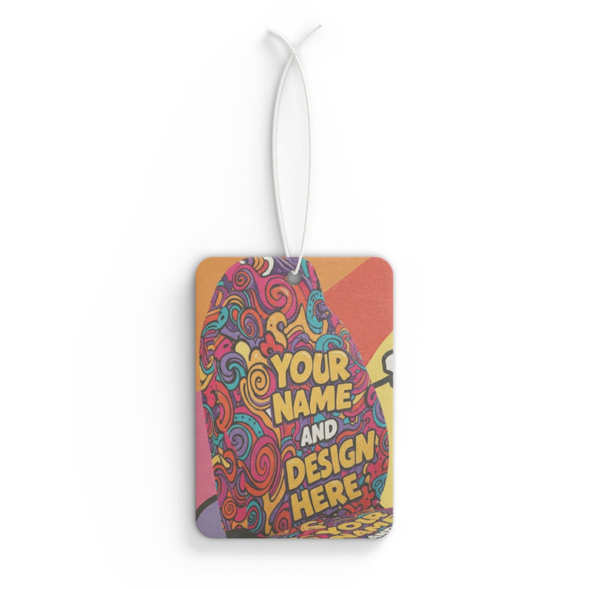Customizable Car Air Freshener - Personalized Scented Tag for a Fresh Ride - S - Mart Shop Smart Treasures