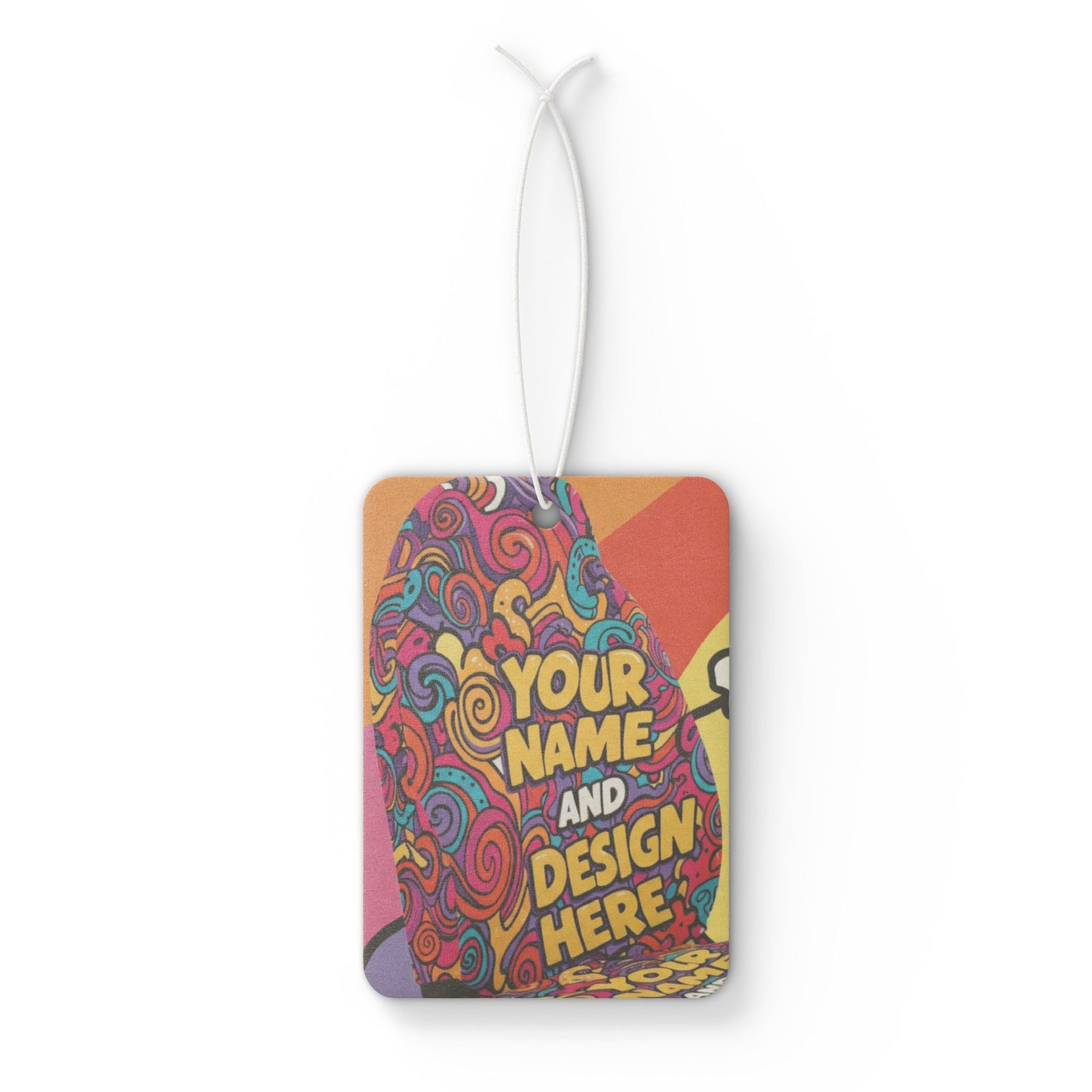 Customizable Car Air Freshener - Personalized Scented Tag for a Fresh Ride - S - Mart Shop Smart Treasures