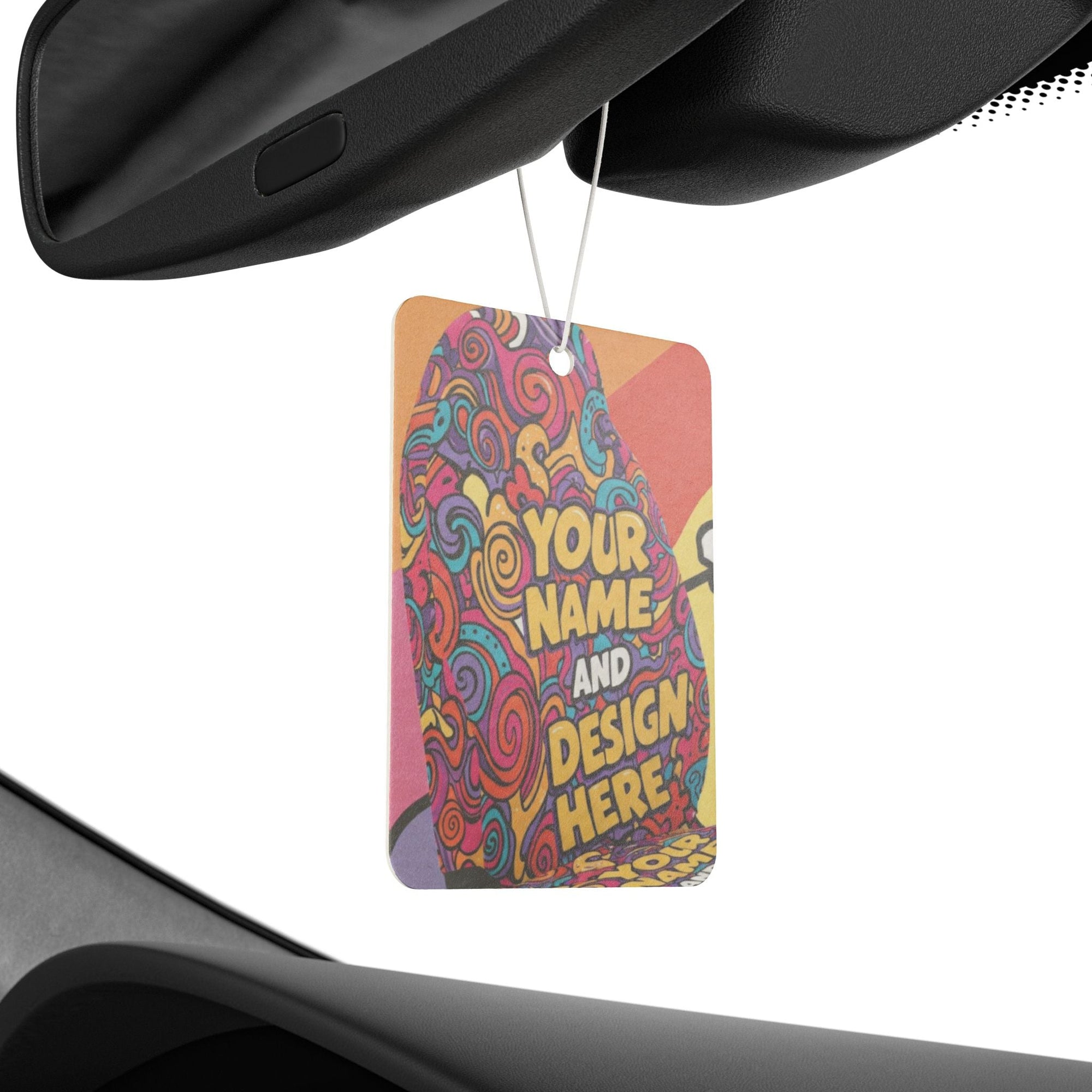 Customizable Car Air Freshener - Personalized Scented Tag for a Fresh Ride - S - Mart Shop Smart Treasures