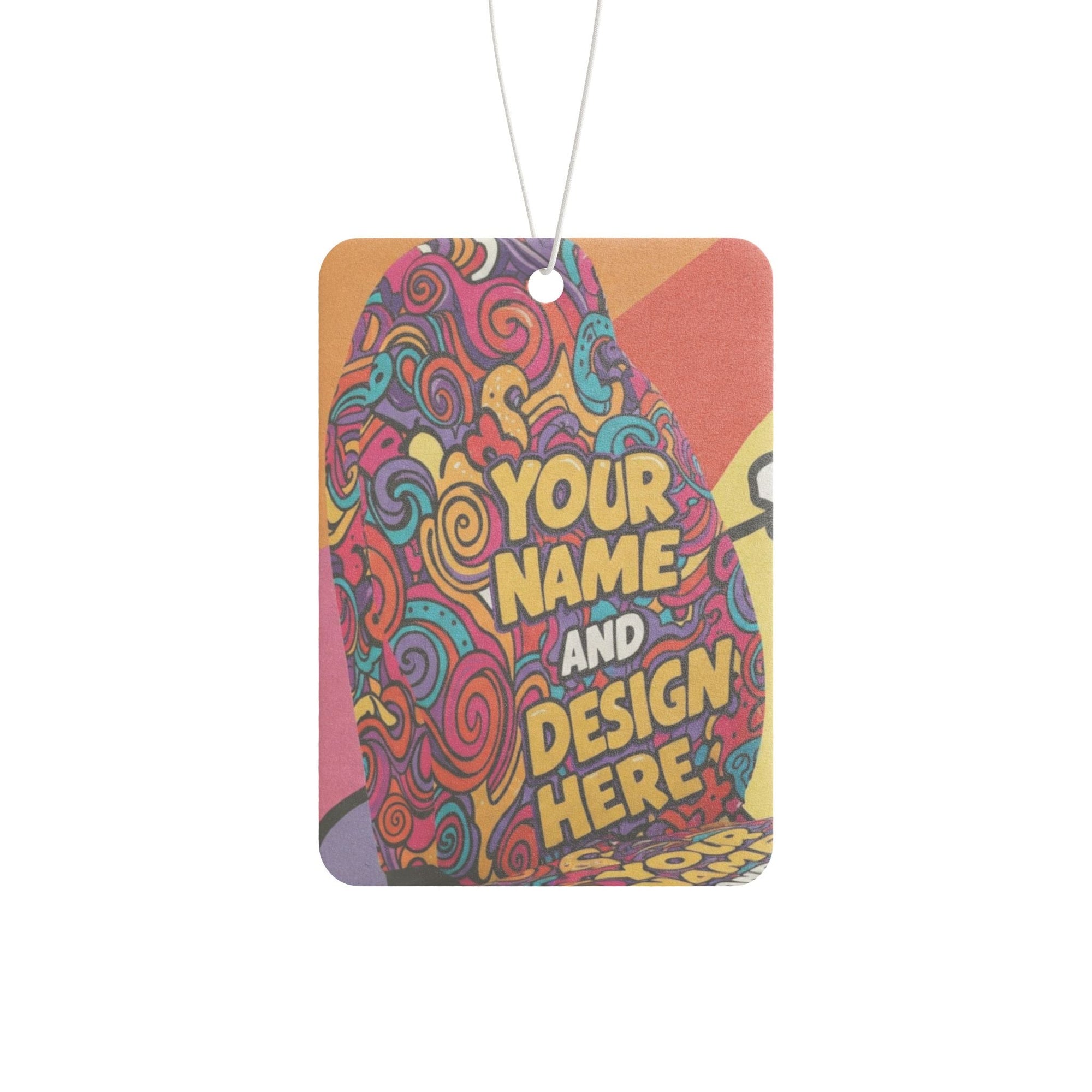 Customizable Car Air Freshener - Personalized Scented Tag for a Fresh Ride - S - Mart Shop Smart Treasures