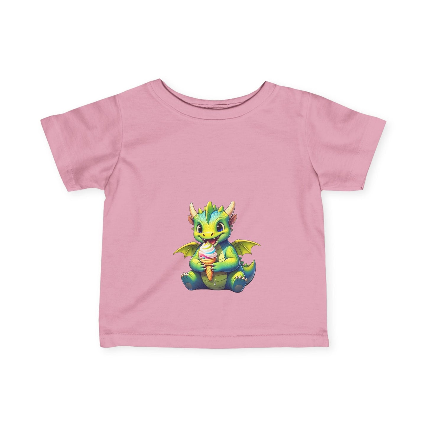Cute Dragon Infant Tee - Fun, Soft Jersey Shirt for Kids - S-Mart Shop Smart Treasures