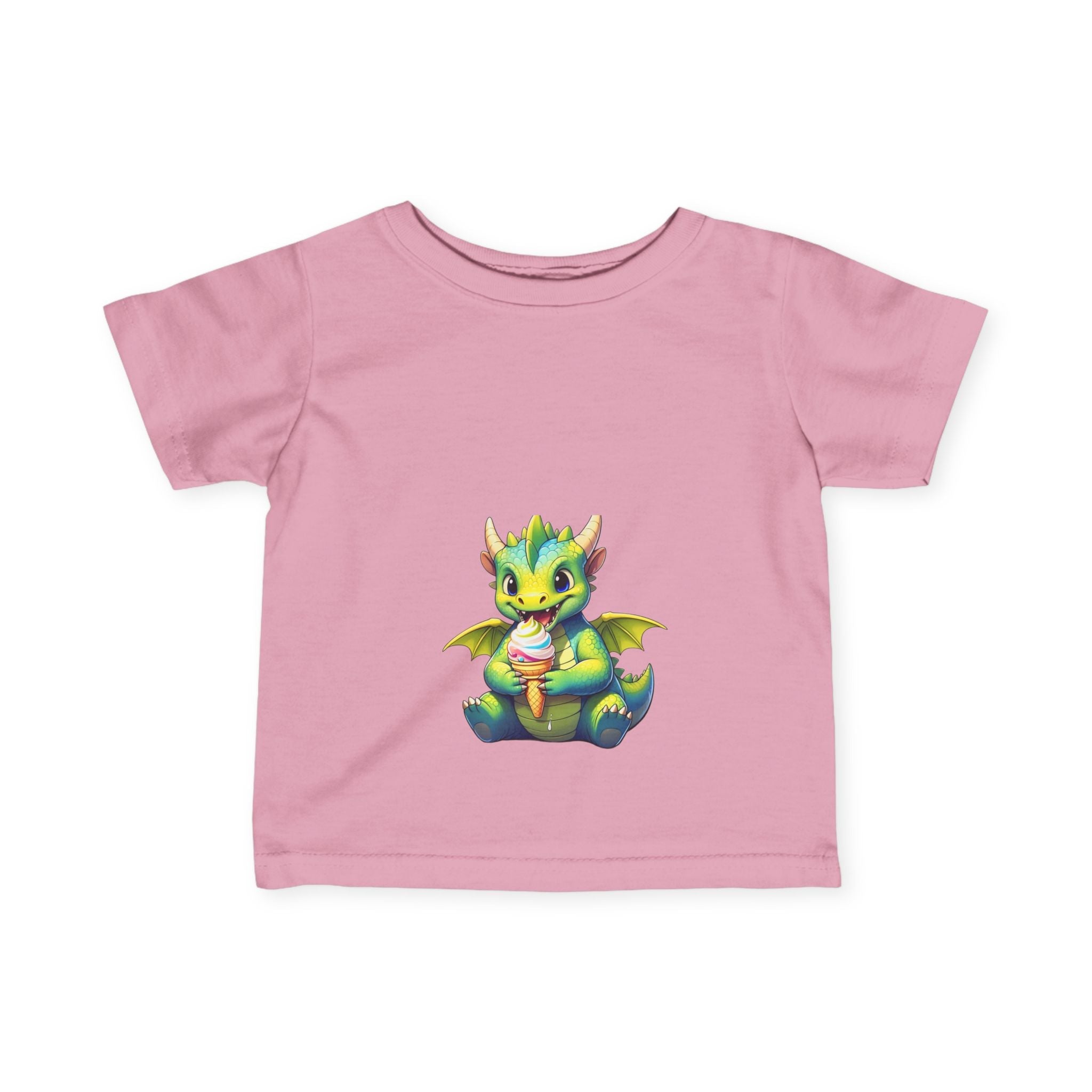 Cute Dragon Infant Tee - Fun, Soft Jersey Shirt for Kids - S-Mart Shop Smart Treasures